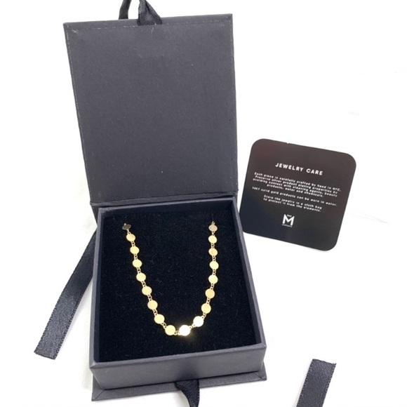 The M Jewelers Italian Gilded Sterling Silver Coin Necklace in Presentation Box - Picture 1 of 13